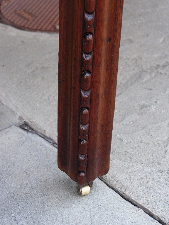 English Chippendale Cuban Mahogany Game Table 6