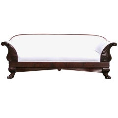 Jamaican Cuban Mahogany Sofa 12