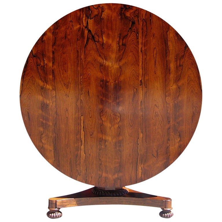 English Rosewood Center table