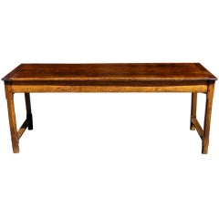 Antique French Walnut  Farm Table