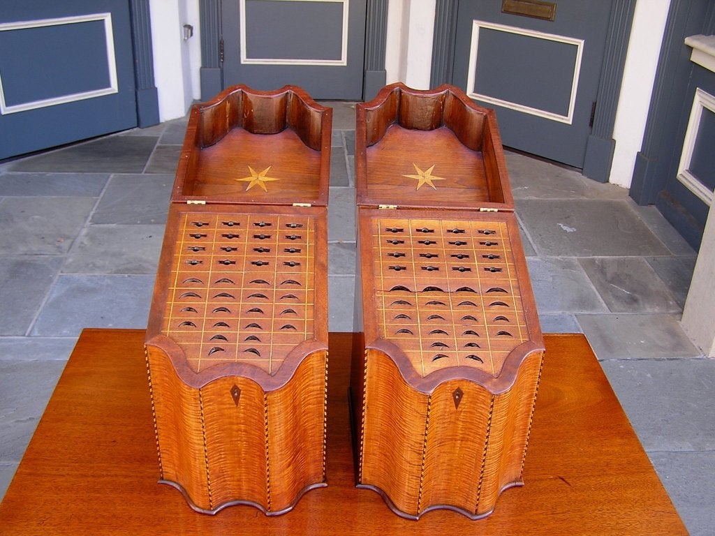 Pair of American Cutlery Boxes 3