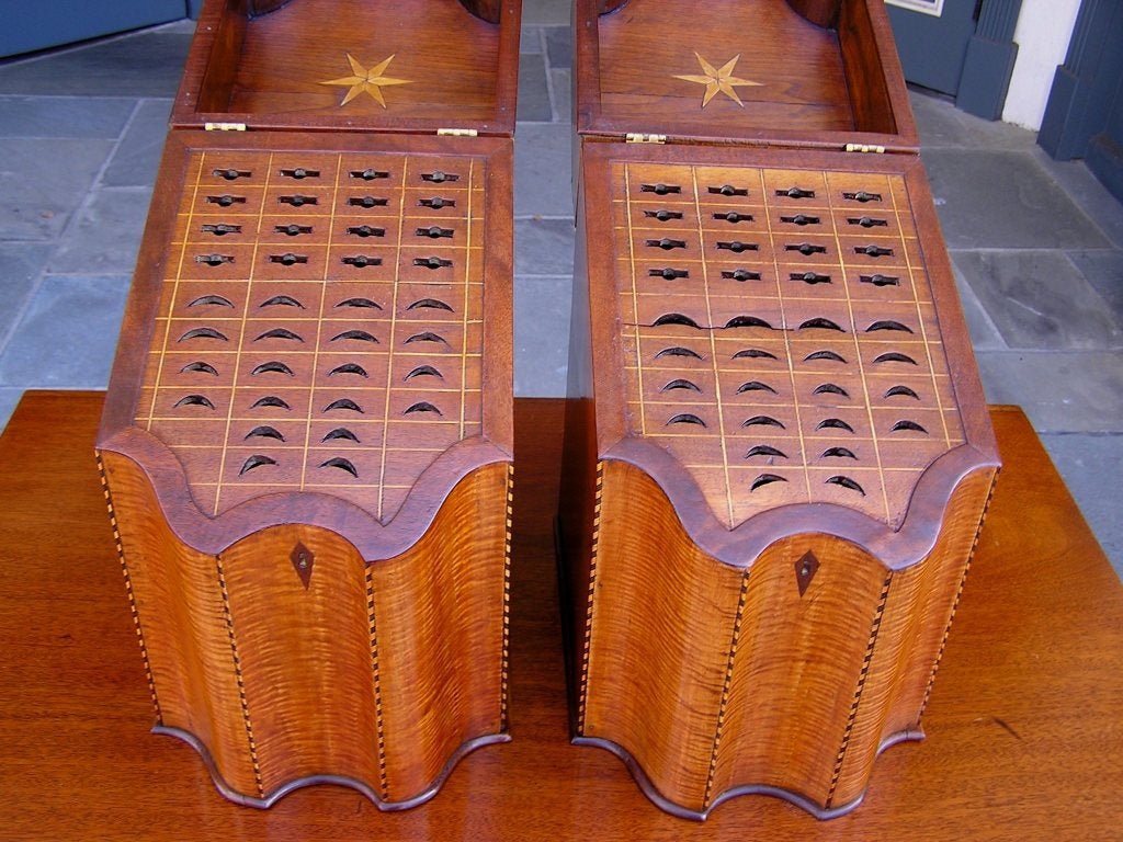 Pair of American Cutlery Boxes 5