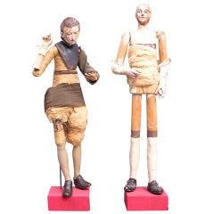 Pair of Italian Santibelli Figures on Stand 7