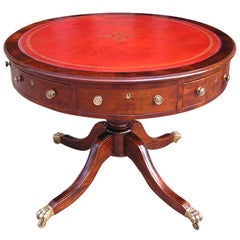 Antique English Mahogany Rent Table