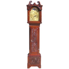 Antique Irish Mahogany Tall Case Clock ( John Gelston )