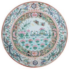 Set of 16 Famille Rose Game Plates