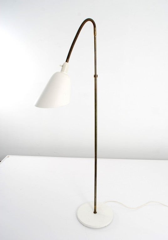 Mid-Century Modern Rare Floor Lamp by Arne Jacobsen for Louis Poulsen, Early Work