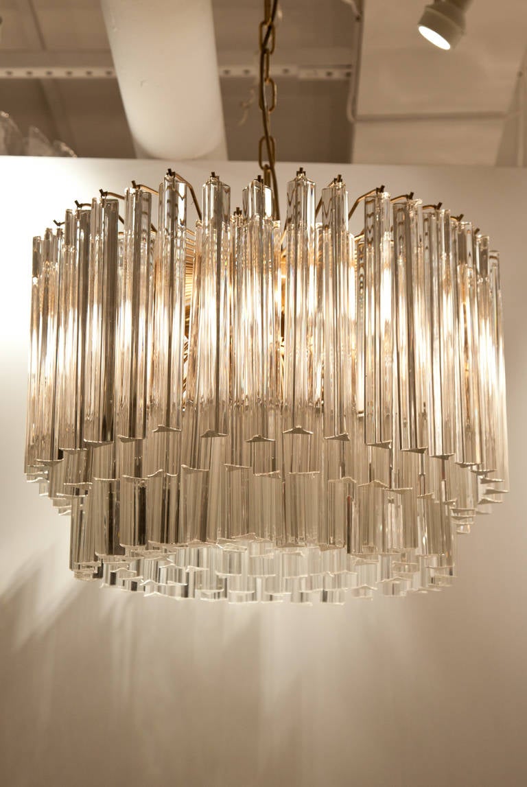 20th Century Exquisite Camer Style Murano Glass Chandelier