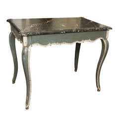 19th Century Louis XV Painted Table or Writing Desk