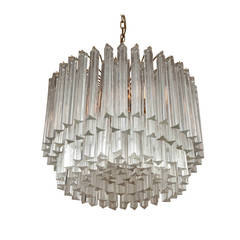 Exquisite Camer Style Murano Glass Chandelier