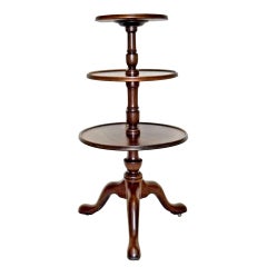 18th Century George III Mahogany Dumbwaiter