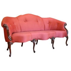 18th C George III Hepplewhite Period Sofa in the French Taste