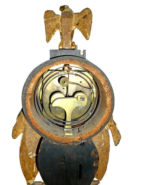 Gilt Early 19th Century Austrian Bronze and Ormolu Automaton Clock