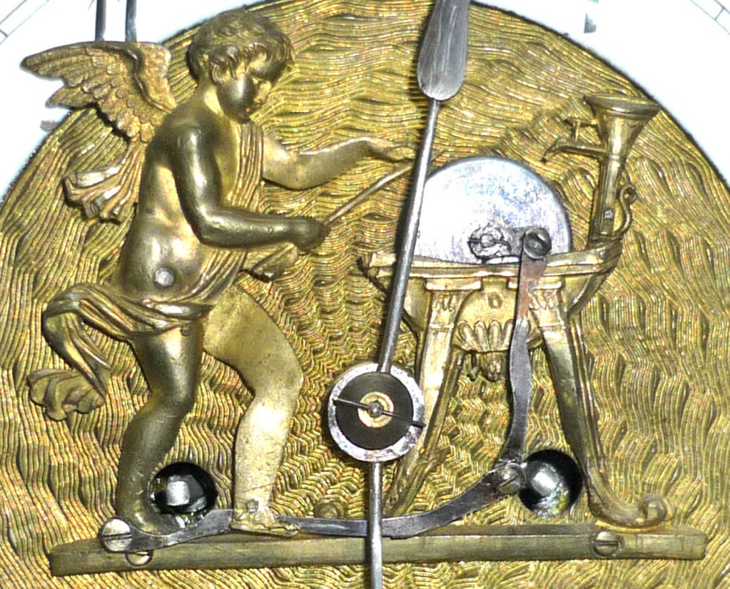 Early 19th Century Austrian Bronze and Ormolu Automaton Clock 1