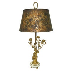 Louis XVI Style Bronze Dore
 Lamp