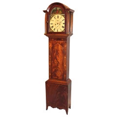 Liverpool Inlaid Mahogany Tall Case Clock