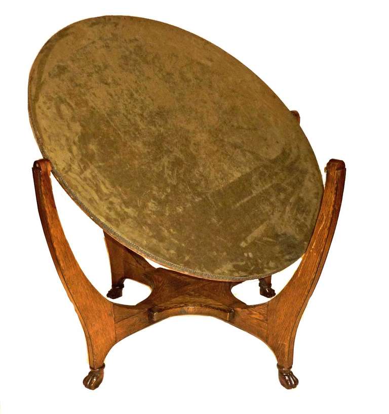 Hunzinger American Oak Metamorphic Games Table, Late 19th Century For Sale 2
