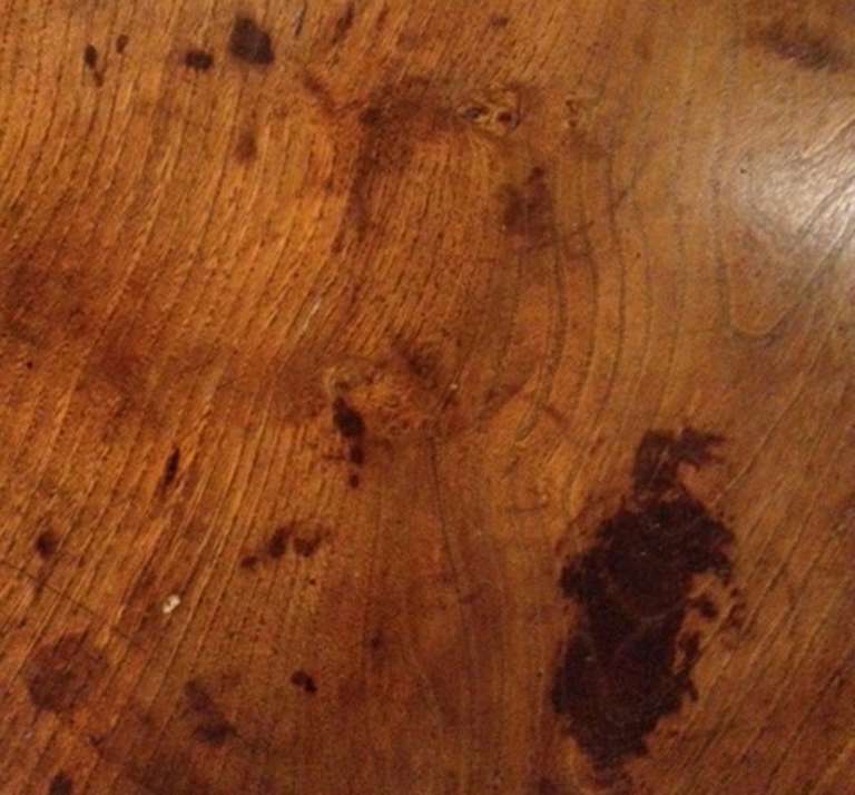 George III English Elm Cricket Table, circa 1800