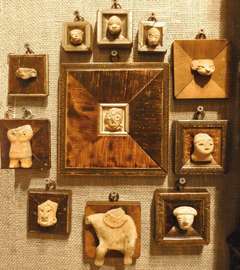 Collection of Pre Columbian Clay Figures 12-1400 AD