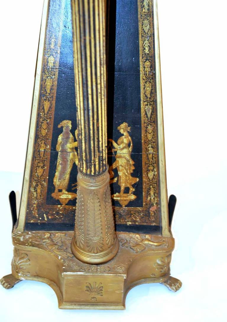 Neoclassical Rare Double Action Pedal Harp by Sebastian Erard