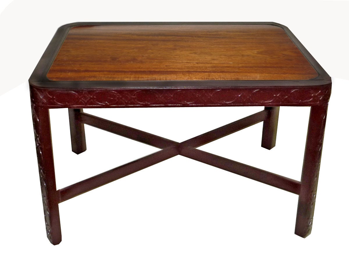English Chippendale Style Mahogany Low Table