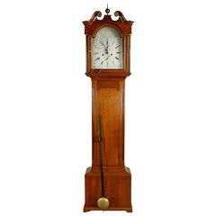 Antique Scottish Oak Tall Case Clock, by William Douglas of Hawick, circa 1810