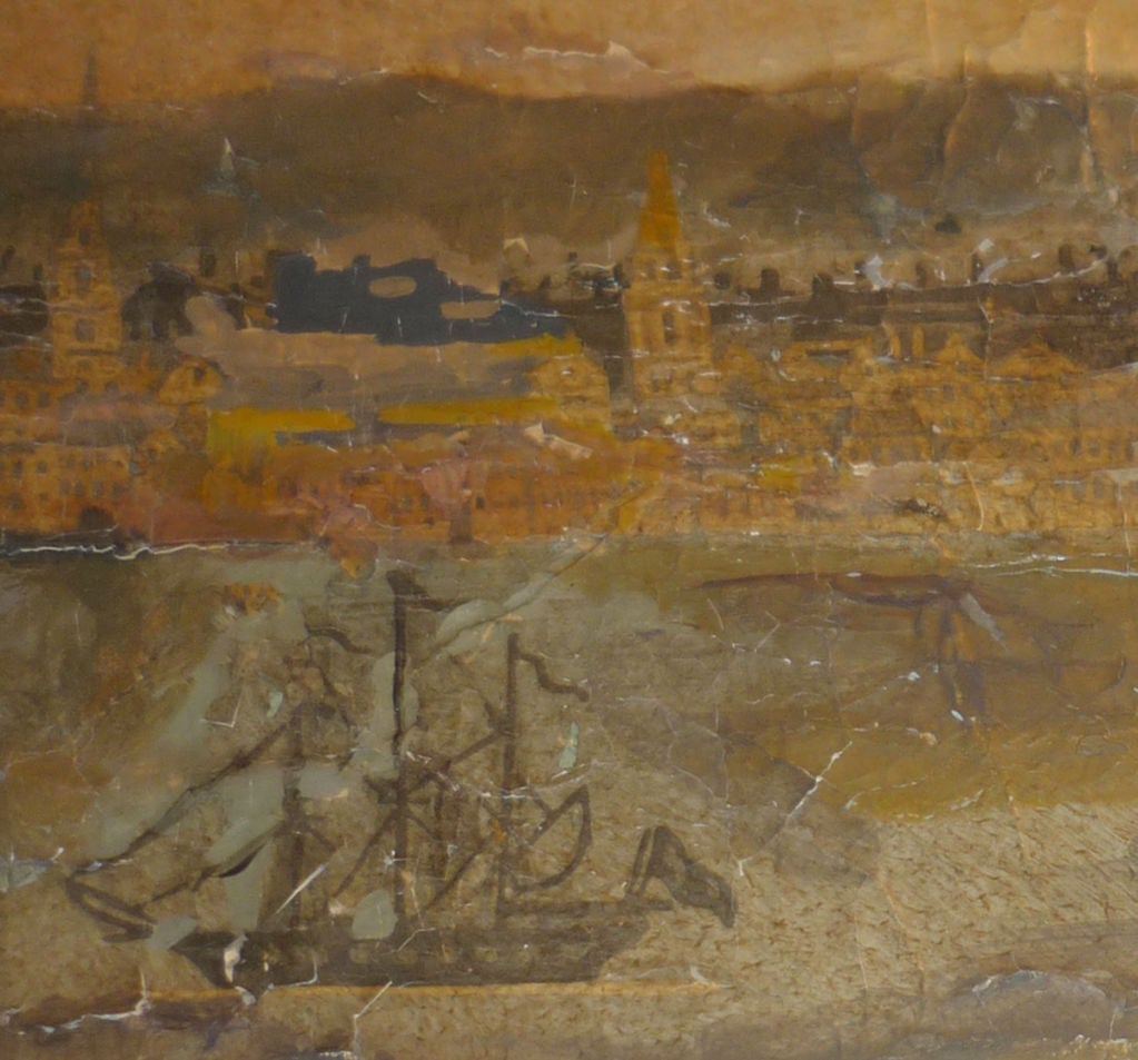 Zuber Wallpaper Panels Depicting New York Bay at 1stDibs