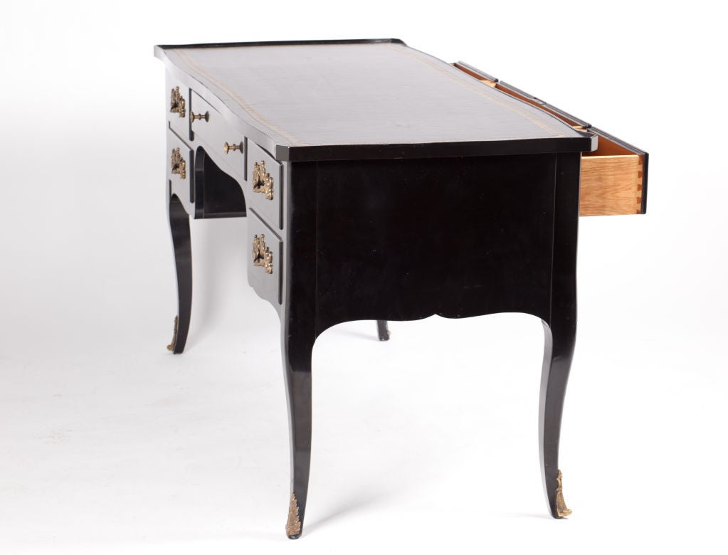 Black Lacquer Desk by Bodart Furniture 3