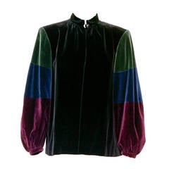 Vintage YVES SAINT LAURENT velvet jacket