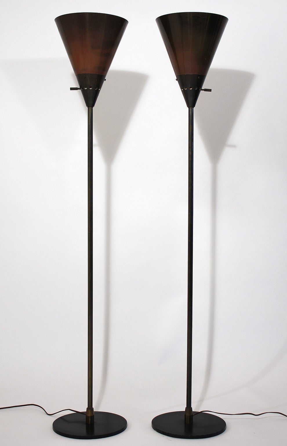Harry Weese "Baldry" Floor Lamps