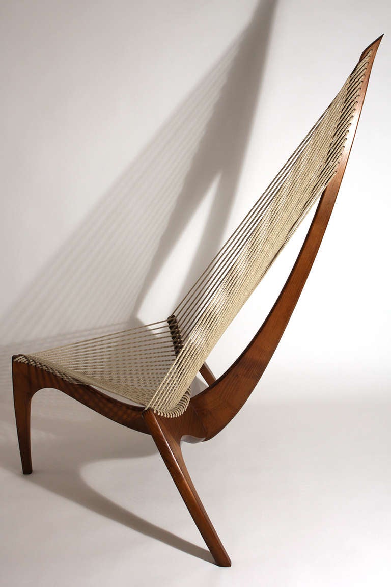 Harp Chair by Jorgen Hovelskov for Christensen & Larsen Denmark In Excellent Condition In San Diego, CA