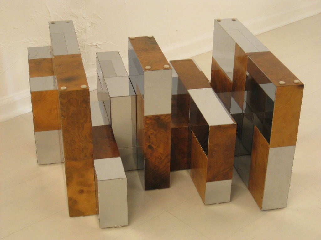American Cityscape Cocktail Table by Paul Evans