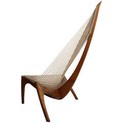 Chaise Harp de Jorgen Hovelskov pour Christensen & Larsen Danemark