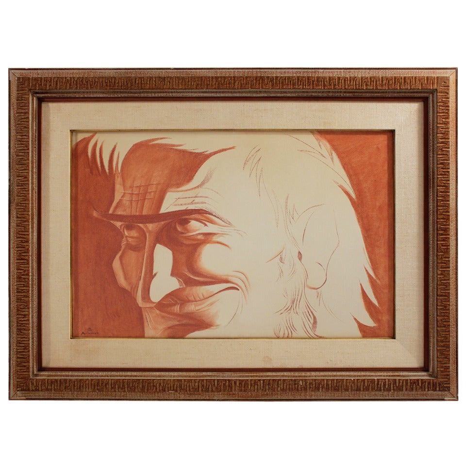 Stanislaw Szukalski Watercolor