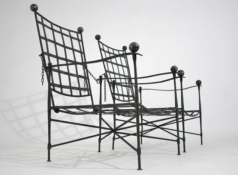 Mid-Century Modern Pair of Salterini Lounge Chairs