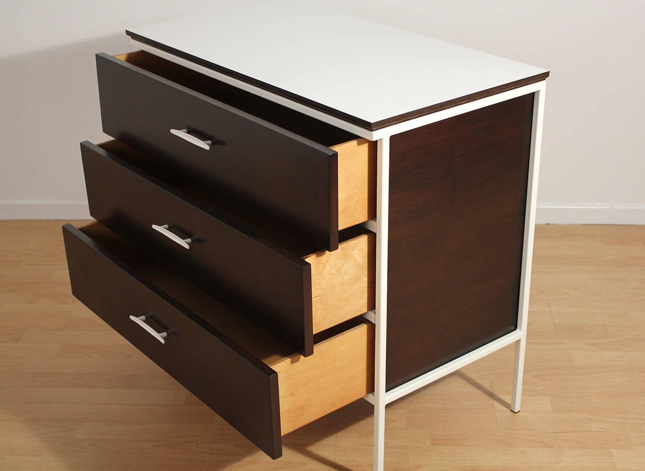 Mid-Century Modern Vista of California, Three-Drawer Dresser