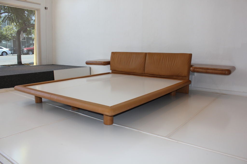 Goatskin Parchment Bed by Aldo Tura