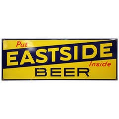 Vintage Eastside Beer Sign