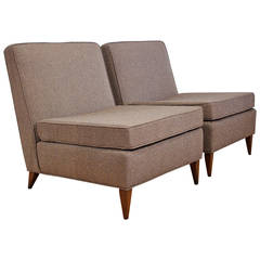 Pair of Harvey Probber Slipper Chairs 8
