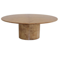 Goatskin Parchment Dining Table by Aldo Tura