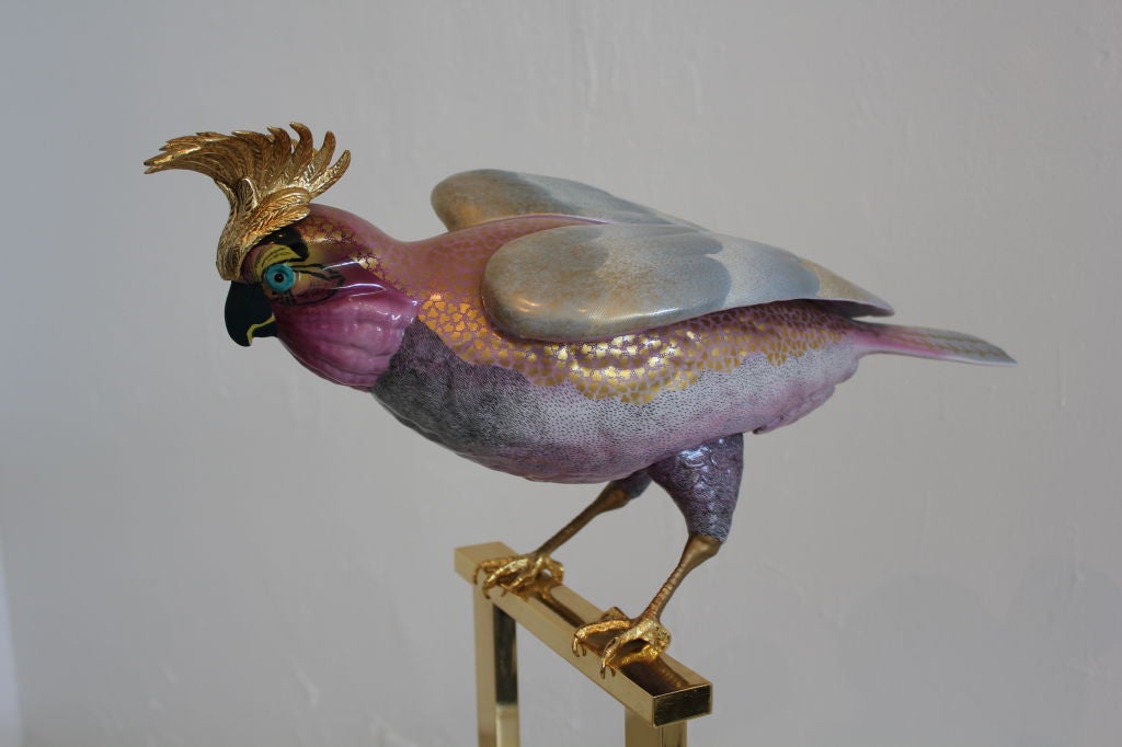 Mangani Porcelain Cockatoo for Oggetti Italy 2