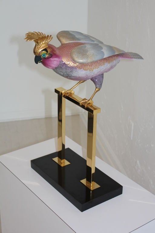 Mangani Porcelain Cockatoo for Oggetti Italy 3