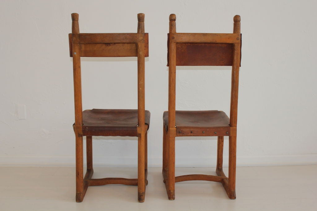 Taos Adobe Chairs by Ben Wade In Good Condition In San Diego, CA