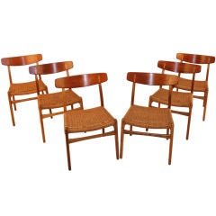 6 Dining Chairs by Hans Wegner