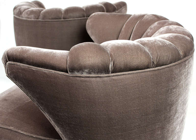 American James Mont Pair of Lounge Chairs