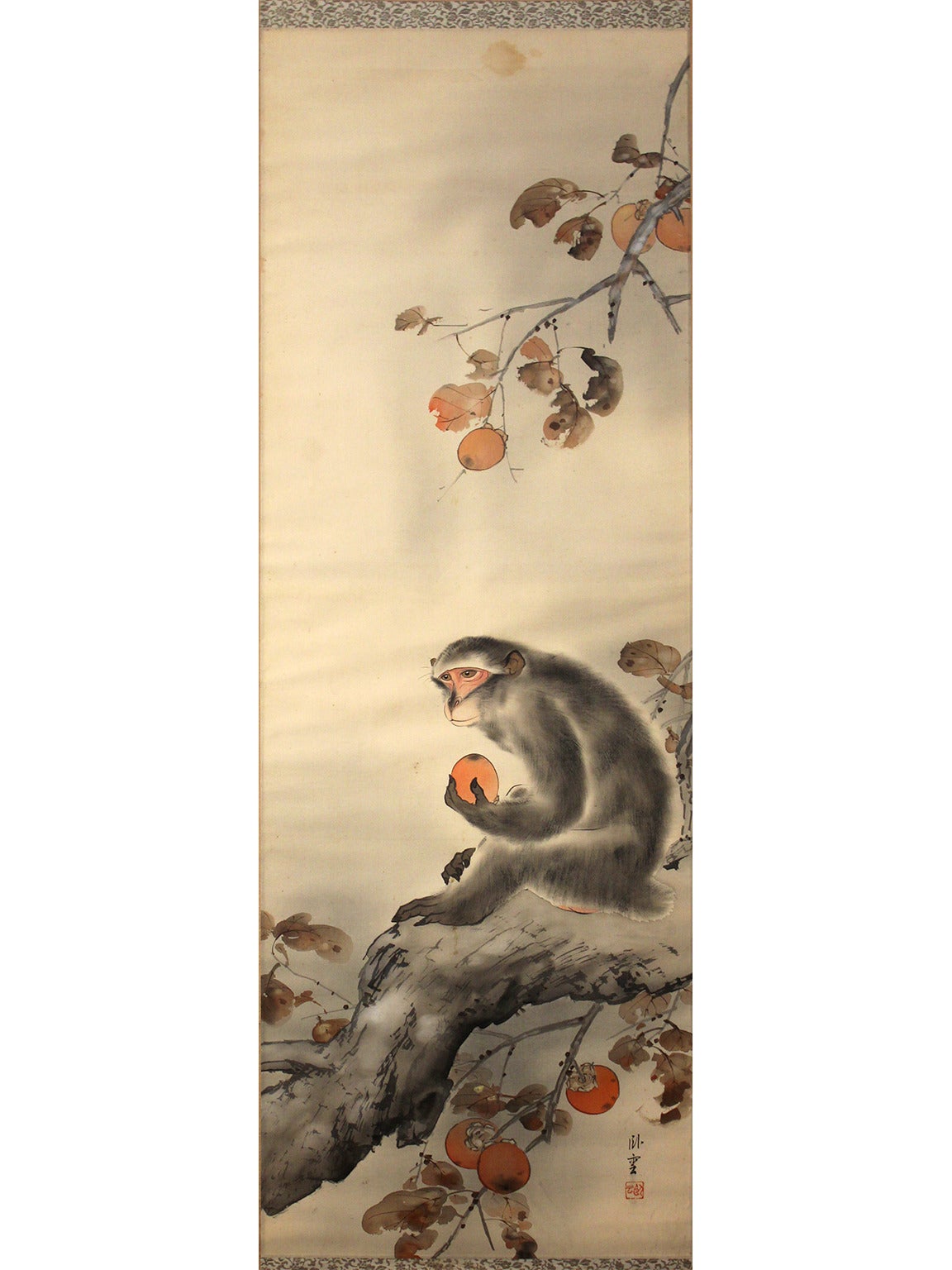 japanese monkey painting