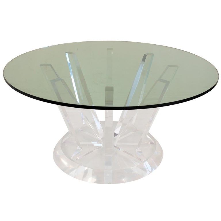 Lucite Dining Table at 1stDibs