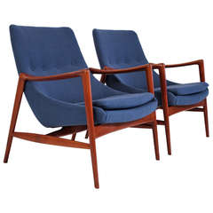 Pair of Ib Kofod-Larsen Lounge Chairs 