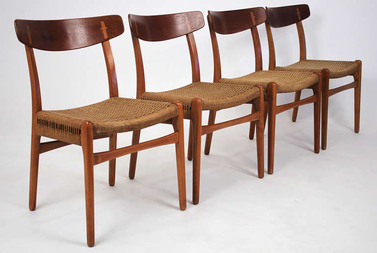 Mid-Century Modern Hans Wegner Dining Chairs