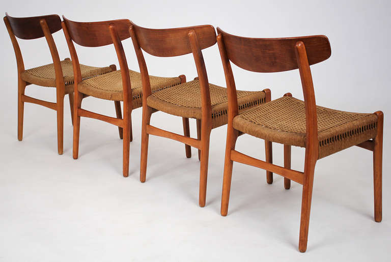 Hans Wegner Dining Chairs In Excellent Condition In San Diego, CA